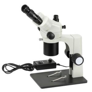 Magnification 18X-65X Stereo Zoom Microscope Trinocular Coaxial Illumination