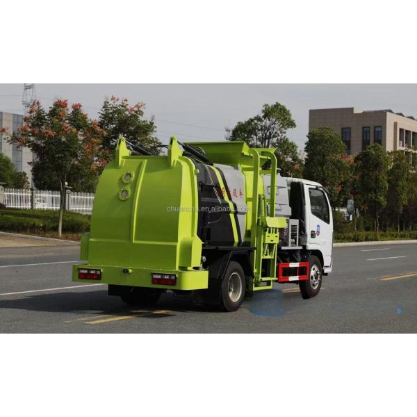 6m3 Pure Electric Side Loading Compactor Kitchen Garbage Truck with Eco-Friendly Operation