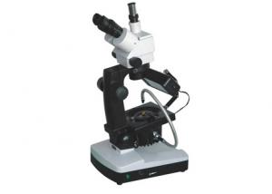 China Jewelry Identification Dark Field Microscope With Camera Gemological Polarizing Gem on sale