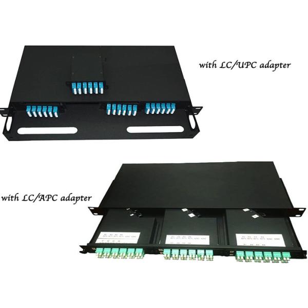 Cassette 96 Cores Fiber Optic MPO MTP Patch Cord 1U 19" Patch Panel