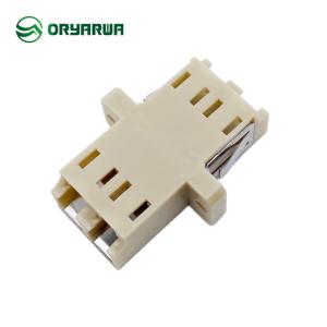 Buy cheap Flange LC Duplex Fiber Optic Adapter With Inner Shutter product