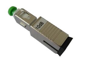 SC APC Plug In Fiber Optic Attenuator For Telecom Network GR-910 compliant