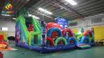 Colorful Inflatable Theme Play Park For Amusement Three Years Warranty