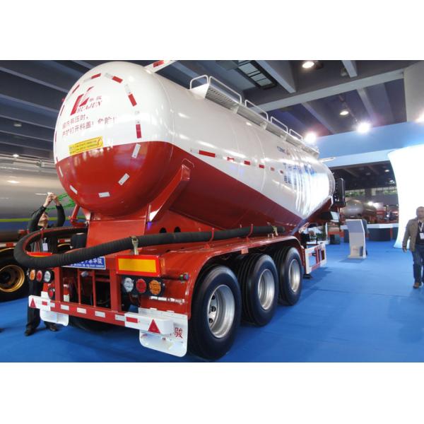 Normal Suspension Semi Trailer Truck With Carbon Steel / Mn Steel Material