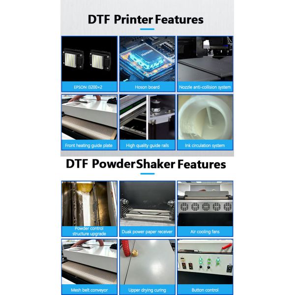 Epson I3200 Printheads DTF Printing Machine Weather Resistant Operation