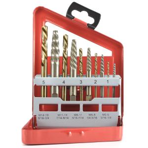 Buy cheap 10pcs Screw Extractor And Cobalt Left Hand Drill Bit Set For Broken Bolt product