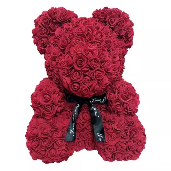 2020 New Product 35cm PE Rose Flower Letter For Wedding Decoration A-Z Rose Letter