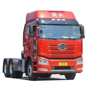 China FAW J6P Jiefang Tractor Truck 6x4 Heavy Duty Tractor Unit Engine Used Trucks for Heavy Cargo Transportation on sale