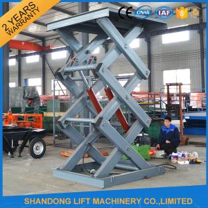 Buy cheap Warehouse Stationary Hydraulic Scissor Lift for Material Loading / Handling product