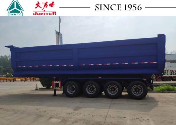 Quality 4 Axle U Shape Heavy Duty Dump Tipper Trailer for sale