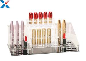 Custom Acrylic Display Stands Pmma Lipstick Display Holder Plexiglass Lip Gloss Display