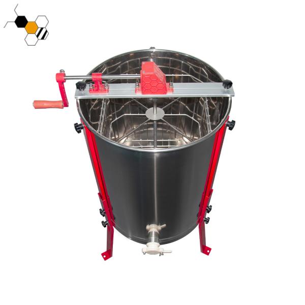 Buy cheap 201SS Barrel Centrifugal 4 Frame Manual Honey Extractor product