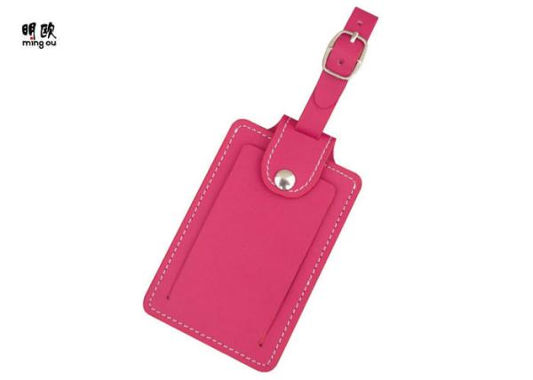 Quality Customizable Luggage Name Tags Leather Travel Trip Using Lightweight for sale