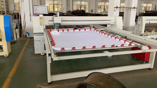 Quality Sofa Bed Cover Bedspread 1 Head Computerized Quilting Machine Automatic Cutting for sale