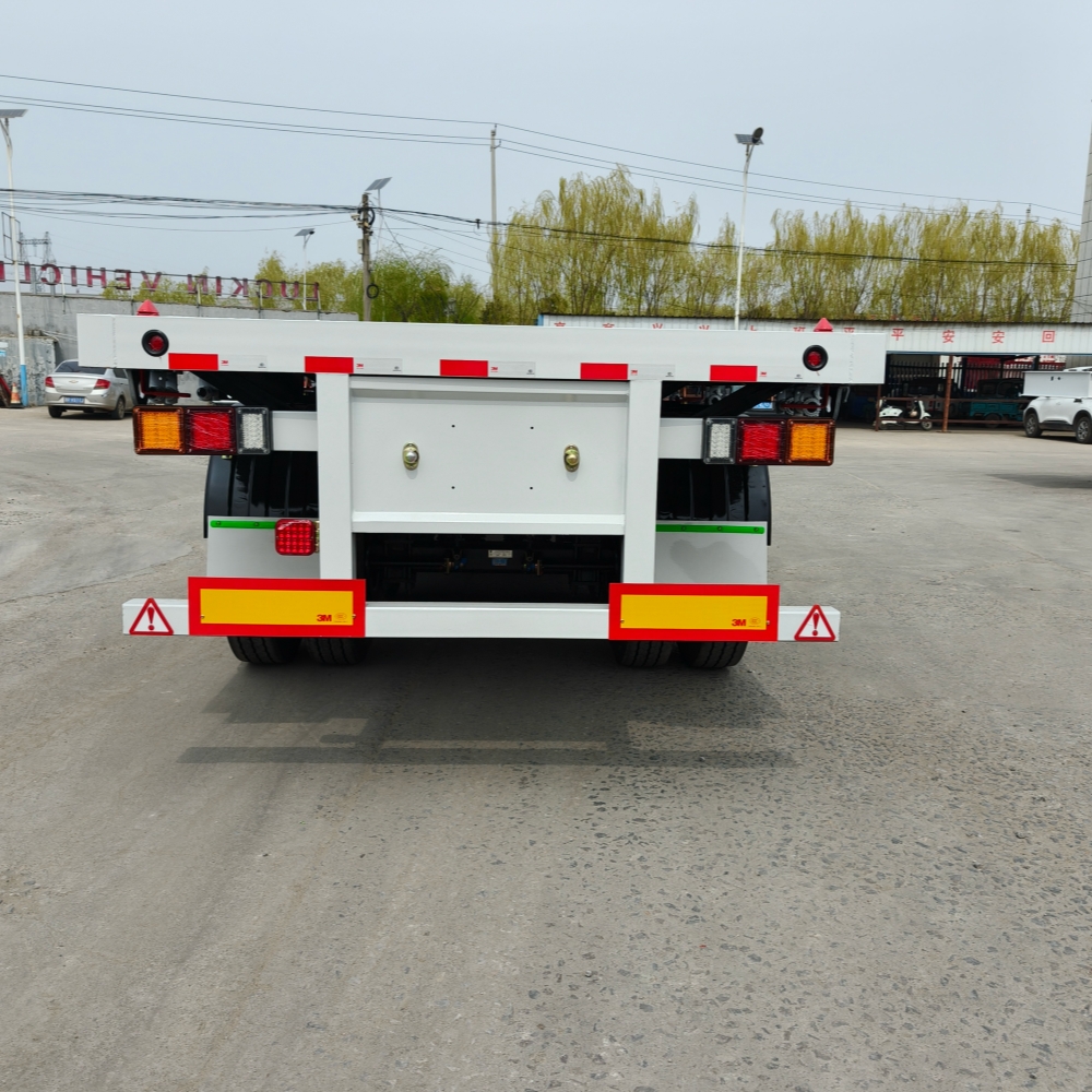 New And Used Tri-axle 40 Foot Flatbed Semi Trailer For Sale , Flat Bed Semi Trailer For Sale Factory Customization