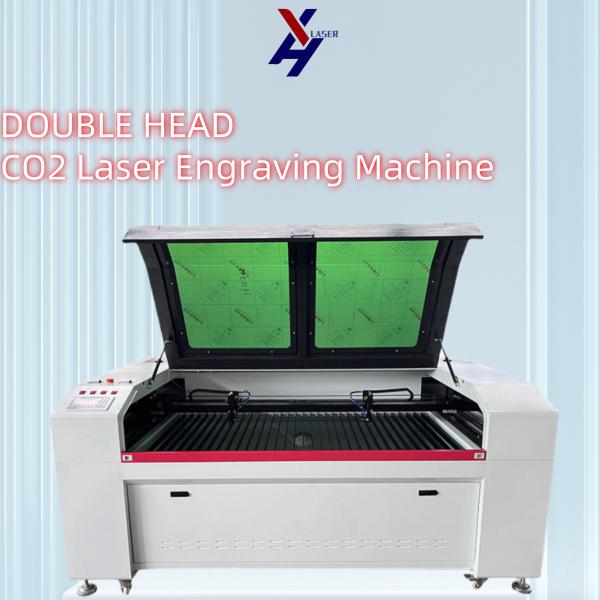 Quality 1610 Large Area Double Heads CO2 Laser Engraving Machine 80W 100W 150W 300W for sale