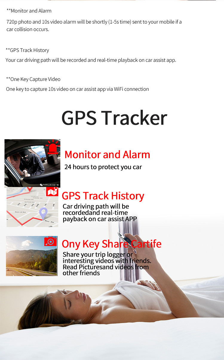 Android IPS 4G Car DVR Built In GPS Navigator WIFI Remote Monitoring Video Recorder