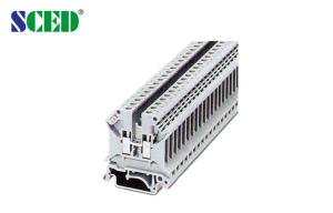 Buy cheap Grey Rail Mounted Terminal Blocks with Imax 41A Fixed Bridge FBI 10-6 product