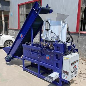 Tractor Trailed Electric Motor Wood Sawdust Baler Machine for Bedding Compressing