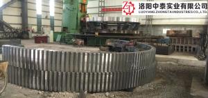 China Mill Girth Gear Cast Iron Custom Large Diameter Ring Gear Rotary on sale