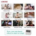 Timer with multiple time settings time management kids timer workout digital