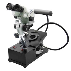 Buy cheap 7.0-45X Gem Microscope / Binocular Microscope with 4 Lighting Systems R1S-15 product