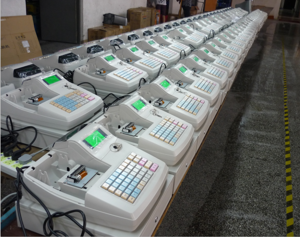 Portable and User-Friendly Bimi Electronic Cash Register Mini with Banknote Drawer