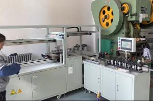 Buy cheap Automatic Cutting And Bending Air Filter Frame Making Machine Ensuring Efficiency product
