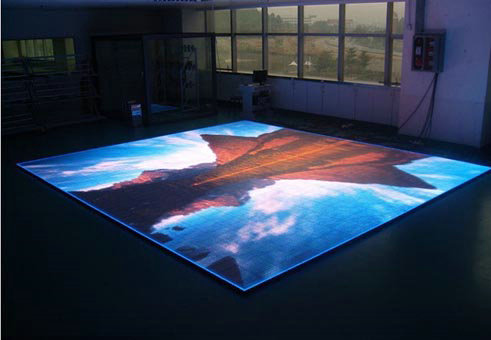 Full Color Indoor Dance Floor LED Display , LED Light Up Dance Floor Tiles