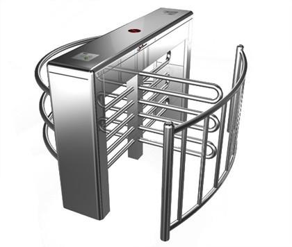 Quality Stainless Steel Biometric Full Height Turnstile With LED Display For Apartment for sale