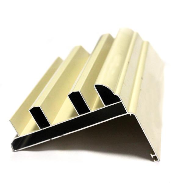 Quality 6063 T5 0.8mm Beige Powder Coated Aluminium Extrusions for sale