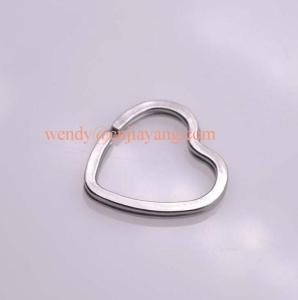 Vaiour types metal split keyring star shape and heart shape key split rings
