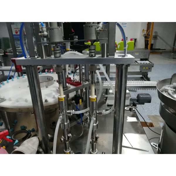Roll On Bottle Cosmetic Filling Machine With Conveyor 2-100ml