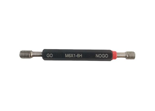 Quality 6.0 Metric Thread Plug Gauge With Pitch 1.0 For Quality Control Testing for sale