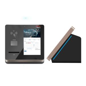 Buy cheap TCP / IP Network Self Service IC Card Reader Mini Curve With Webcamera product