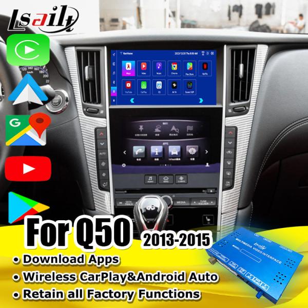 Quality Android 11 Smart Infotainment Module for Infiniti Q50 2013-2015 In-Car Multimedia Integration Systems, CarPlay Box for sale