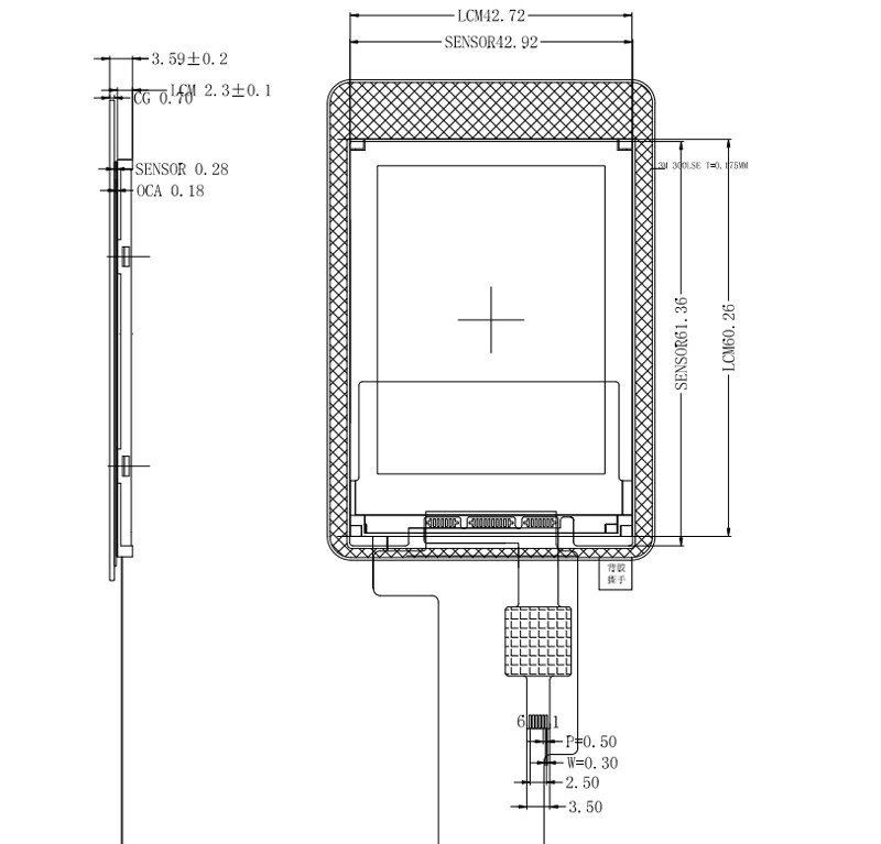 Touch Screen LCD Module 2.4 Inch Sunlight Readable Display, 2.4 Inch All Viewing Angle LCD Touch Screen