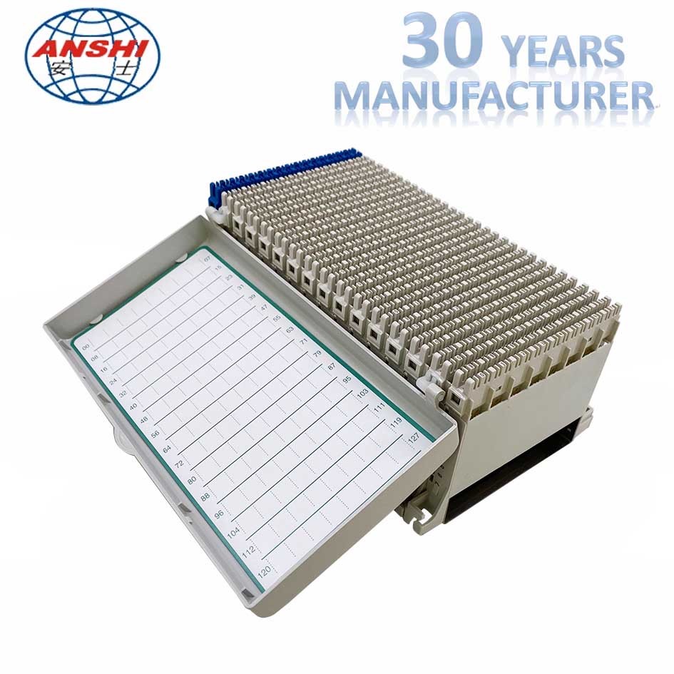 High Density MDF Main Distribution Frame Horizontal Type With 100 Pairs Capacity