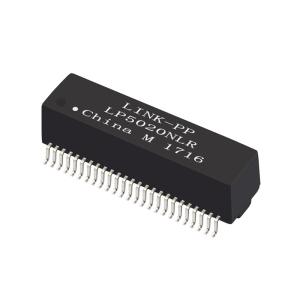 China 2x 10/100/1000Base-T Magnetics Surface Mounting Transformer 50pins Corss H5020NLT on sale