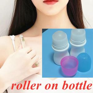 China 30ml Antiperspirant Plastic Roll On Bottle Rolling Perfume Bottle Plastic on sale