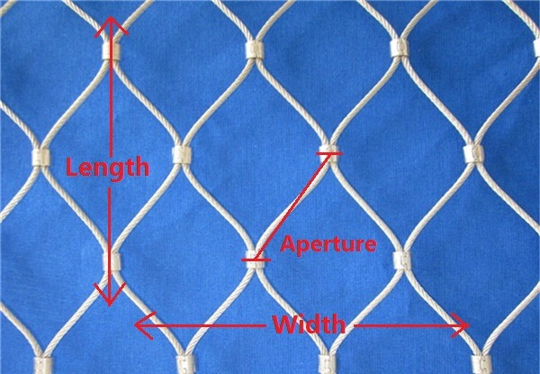 304 316 Aviary Wire Mesh Custom X Tend 3mm Steel
