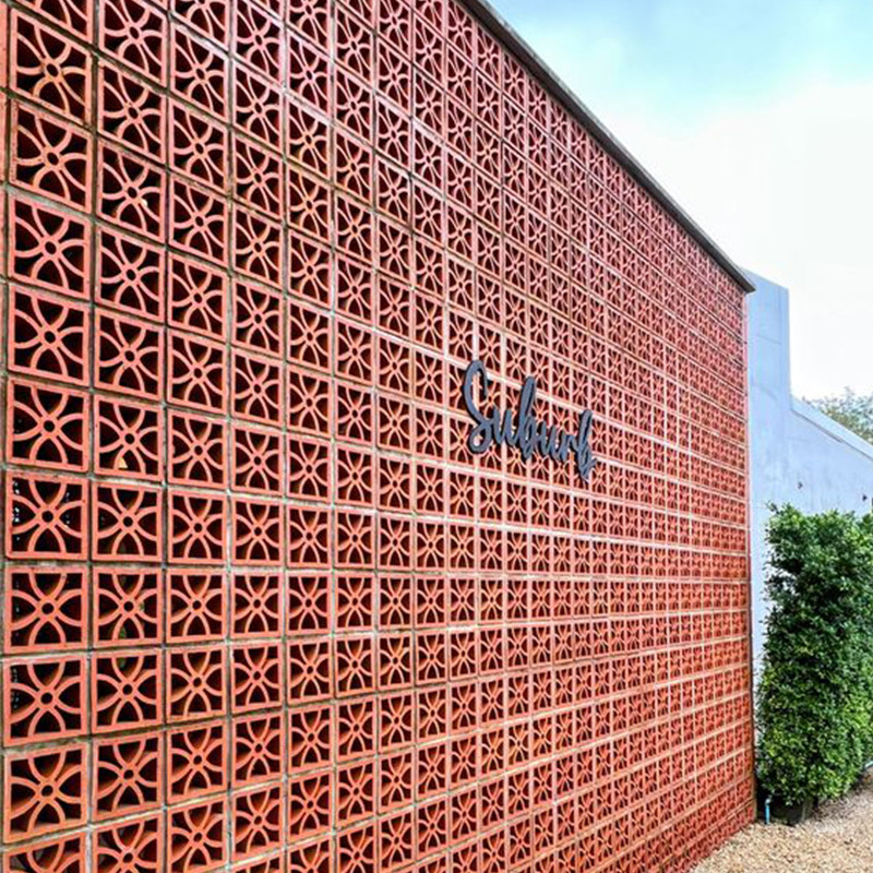 Terracotta Breeze Block Architecture Wall Decorative Clay Lattice Bricks