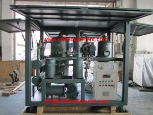 China Vacuum Dielectric Oil Purifier Treatment machine for Insulation oil Transformer oil on sale