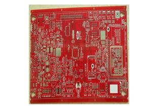 RF Multilayer PCB Board , Single / Double Sided Pcb Prototype Board Red Color