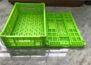 China 20kg Loading Vegetable Fruit Collapsible Plastic Crates on sale