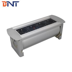 China Multimedia conference office power switch rotate table power socket with EU outlet on sale