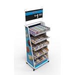 8 Tier Wire Rack Snack Food Retail Shop Stand Candy Display Rack Strong