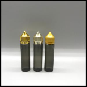 Black / Amber / Transparent 60ml Unicorn Bottle Round Shape Logo Printing