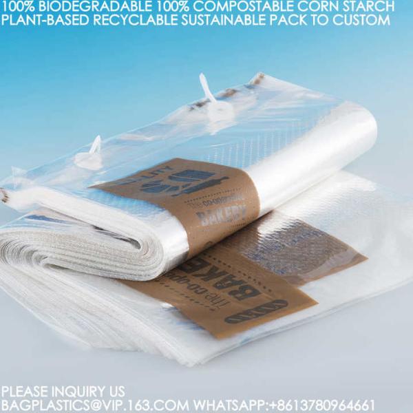 Recyclable Sustainable Micro Perforate Bag With Customized Size BOPP Wicket Bread Cellophane Packaging Bag