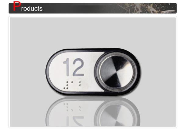 Quality 12 - 24 V Elevator Push Button 50mA Current for Elevator Floor Buttons for sale